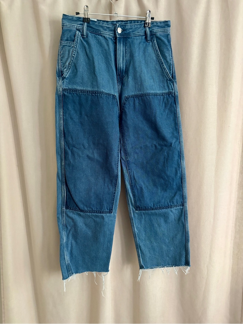 H&M Loose-Fit Cropped Jeans — Size 29